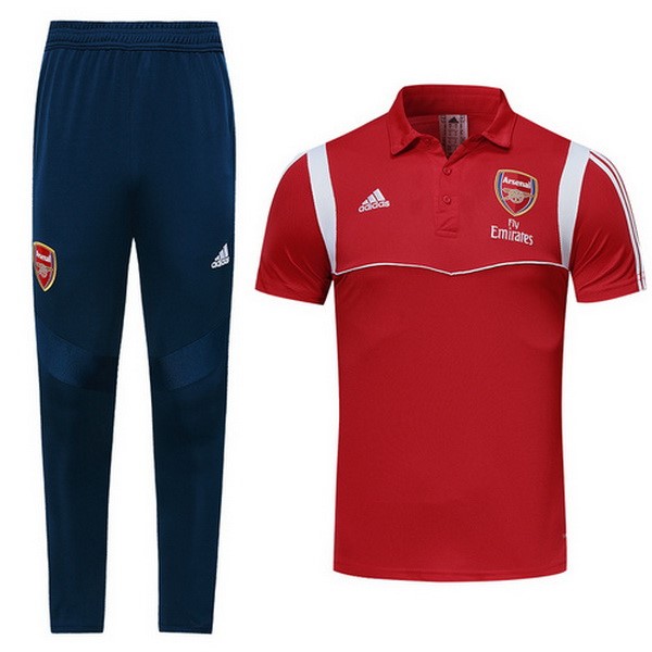 Polo Ensemble Complet Arsenal 2019-20 Rouge